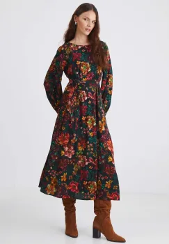 Medicine rochie midi, evazati imagine