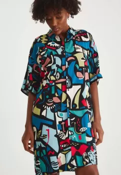 Medicine rochie midi, oversize imagine