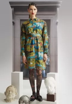 Medicine rochie midi, oversize imagine