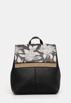 Medicine rucsac culoarea negru, mare, cu imprimeu imagine