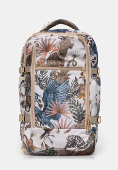 Medicine rucsac de calatorie femei, culoarea bej, mare, modelator imagine