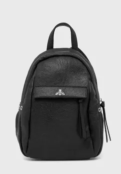 Medicine rucsac femei, culoarea negru, mic, neted imagine