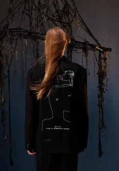 Medicine sacou culoarea negru imagine