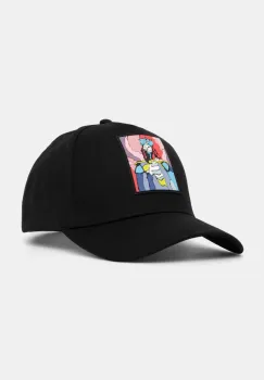 Medicine sapca de baseball din bumbac barbati, culoarea negru, cu imprimeu imagine