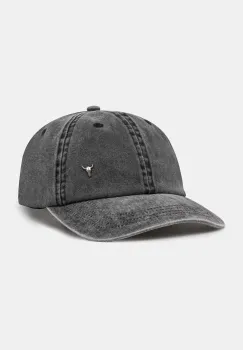 Medicine sapca de baseball din bumbac barbati, culoarea negru, neted imagine