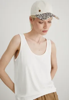 Medicine sapca de baseball din bumbac femei, culoarea bej, modelator imagine
