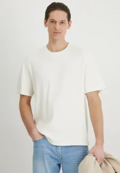 Medicine tricou barbati, culoarea alb, neted imagine
