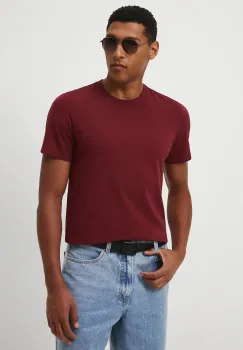 Medicine tricou barbati, culoarea alb, neted imagine