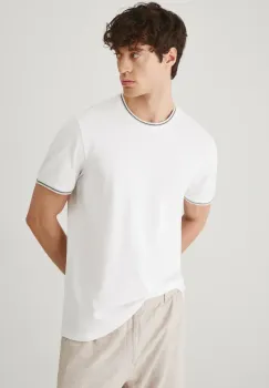 Medicine tricou barbati, culoarea alb, neted imagine
