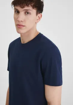 Medicine tricou barbati, culoarea albastru marin, neted imagine