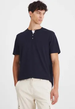 Medicine tricou barbati, culoarea albastru marin, neted imagine