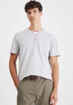 Medicine tricou barbati, culoarea gri, neted imagine