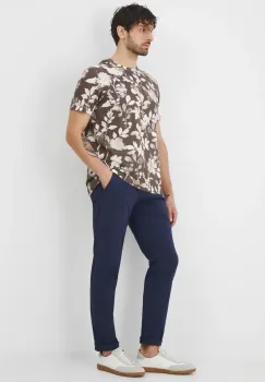 Medicine tricou barbati, culoarea maro, modelator imagine