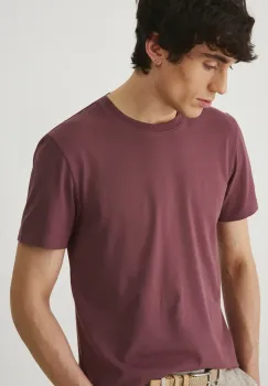 Medicine tricou barbati, culoarea violet, neted imagine