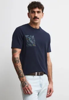 Medicine tricou culoarea albastru marin, cu imprimeu imagine