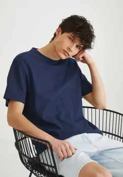 Medicine tricou culoarea albastru marin, neted imagine