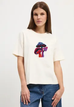 Medicine tricou culoarea bej imagine