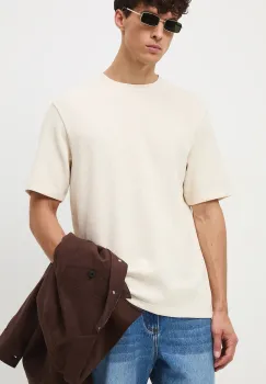 Medicine tricou culoarea bej, uni imagine