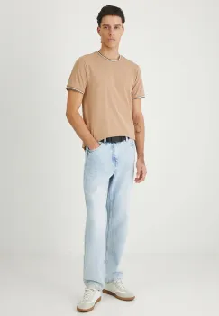 Medicine tricou culoarea bej, uni imagine
