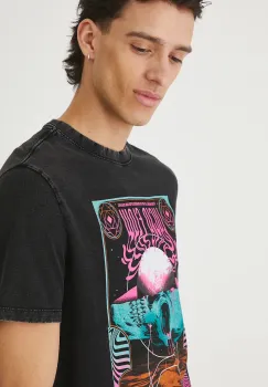 Medicine tricou culoarea gri, cu imprimeu imagine