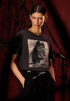 Medicine tricou culoarea gri imagine