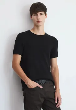 Medicine tricou culoarea negru, neted imagine