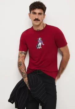 Medicine tricou culoarea rosu, cu imprimeu imagine