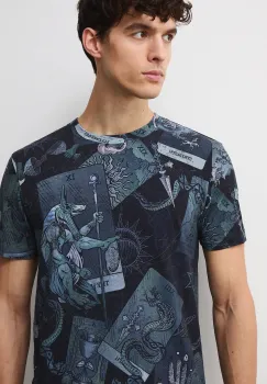 Medicine tricou culoarea turcoaz, modelator imagine