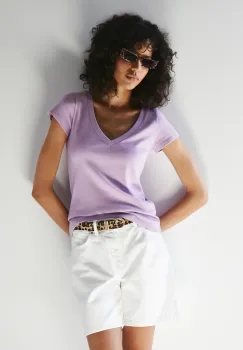 Medicine tricou culoarea violet imagine