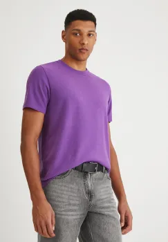 Medicine tricou culoarea violet, neted imagine