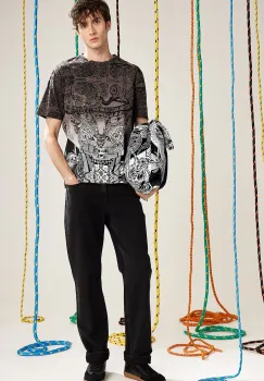 Medicine tricou din bumbac barbati, culoarea gri, modelator imagine