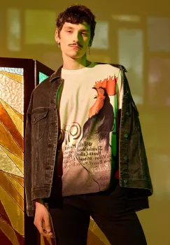 Medicine tricou din bumbac barbati, culoarea gri, modelator imagine