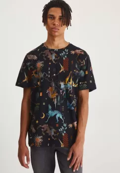 Medicine tricou din bumbac barbati, culoarea negru, modelator imagine