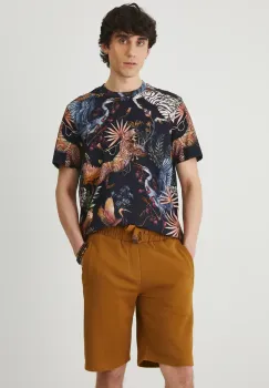 Medicine tricou din bumbac barbati, culoarea negru, modelator imagine