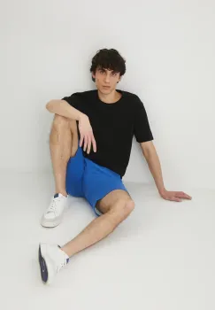 Medicine tricou din bumbac barbati, culoarea negru, neted imagine