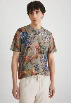 Medicine tricou din bumbac barbati, culoarea verde, modelator imagine