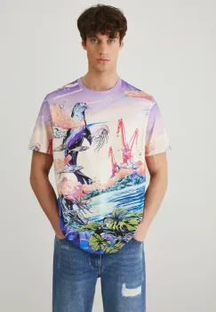 Medicine tricou din bumbac barbati, modelator imagine