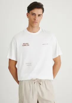 Medicine Tricou din bumbac culoare masculina alba imagine