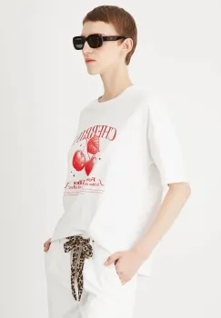 Medicine tricou din bumbac culoarea alb imagine