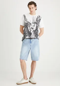 Medicine tricou din bumbac culoarea alb imagine