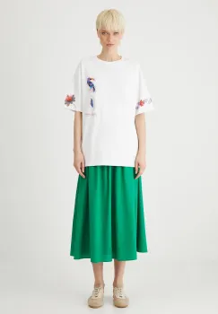 Medicine tricou din bumbac culoarea alb imagine