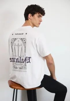 Medicine tricou din bumbac culoarea alb, cu imprimeu imagine