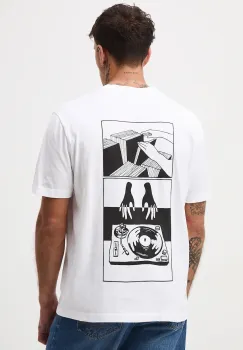 Medicine tricou din bumbac culoarea alb, cu imprimeu imagine