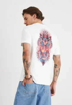 Medicine tricou din bumbac culoarea alb, cu imprimeu imagine