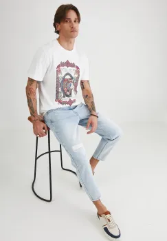 Medicine tricou din bumbac culoarea alb, cu imprimeu imagine