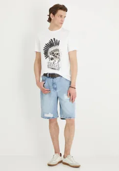 Medicine tricou din bumbac culoarea alb, cu imprimeu imagine