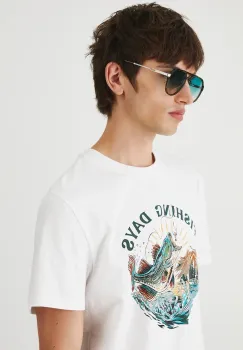 Medicine tricou din bumbac culoarea alb, cu imprimeu imagine