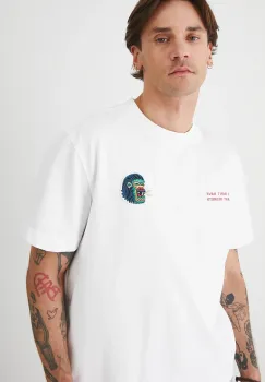 Medicine tricou din bumbac culoarea alb, cu imprimeu imagine