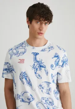 Medicine tricou din bumbac culoarea alb, modelator imagine