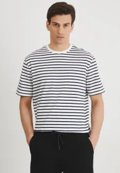 Medicine tricou din bumbac culoarea albastru marin, modelator imagine